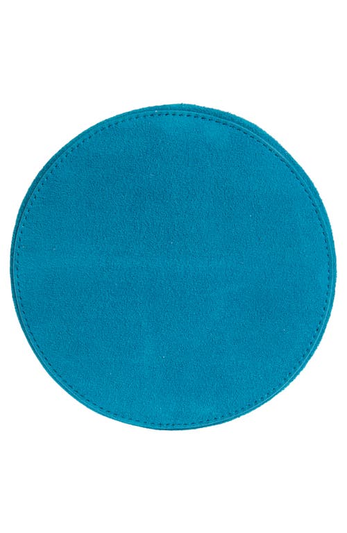 Alaïa Small La Canette Suede Crossbody Bag In Blue