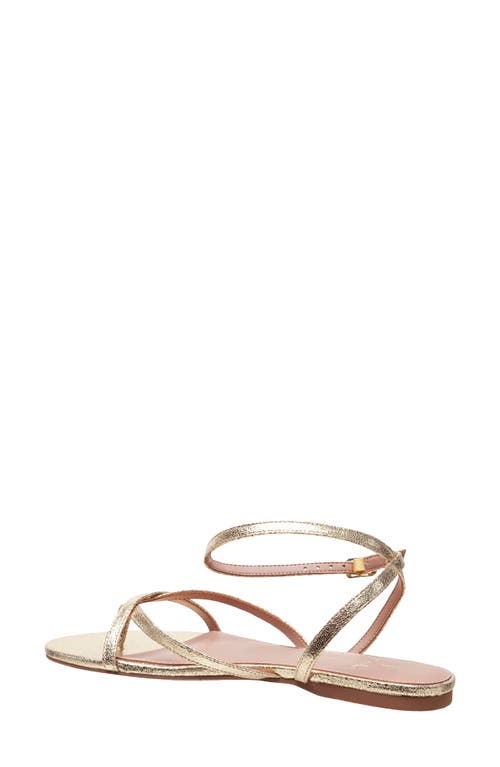 Linea Paolo Luz Ankle Strap Sandal In Gold