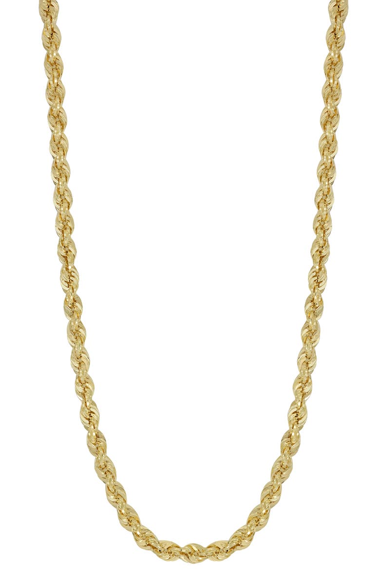 Bony Levy 14K Gold Lightweight Rope Chain Necklace, Main, color, 