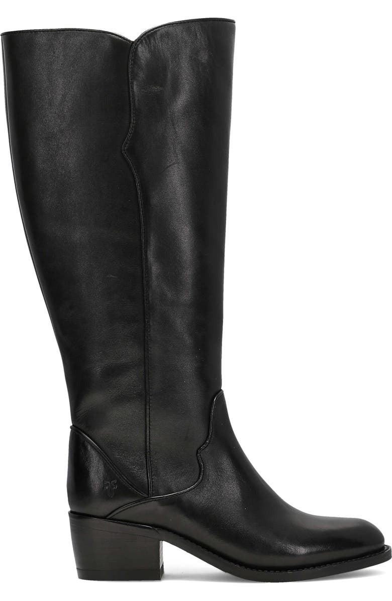Frye Carson 2 Piping Knee High Boot, Alternate, color, Black