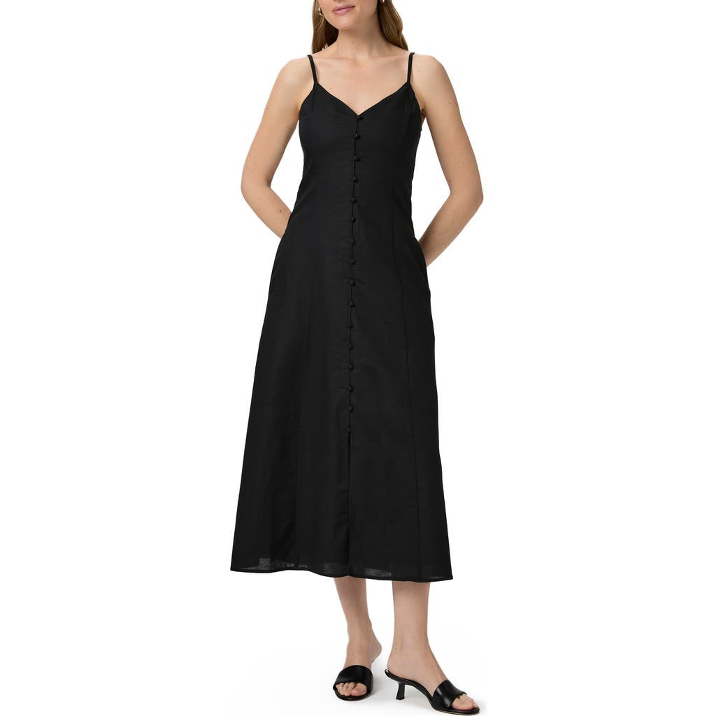 PAIGE PAIGE MODENA LINEN & COTTON A-LINE SUNDRESS
