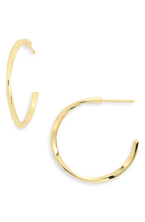 Twisted Hoop Earrings