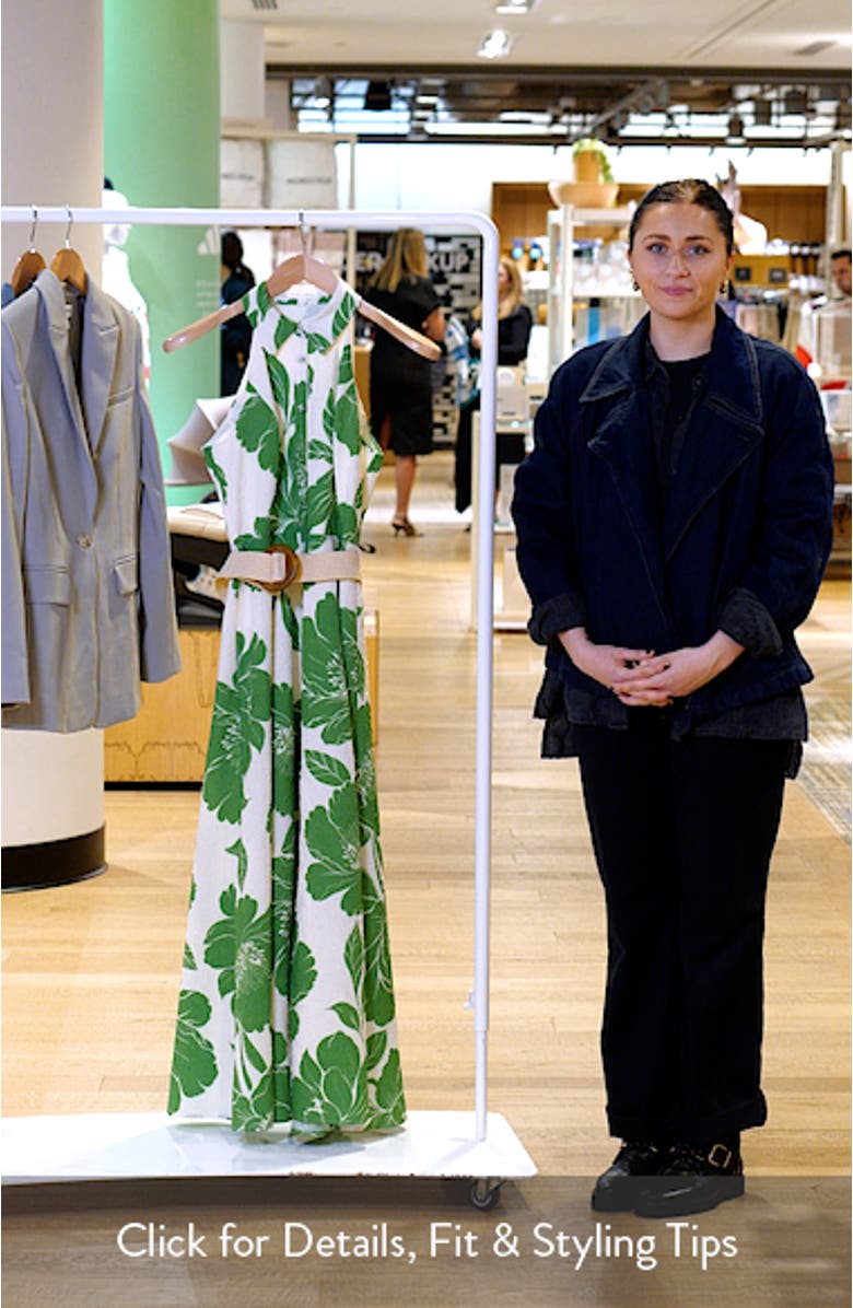 Sleeveless Print Maxi Dress, sales video thumbnail