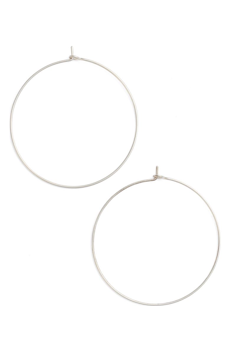 Nashelle Large Pure Hoop Earrings, Main, color, 