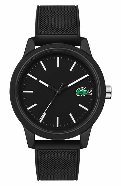 Lacoste 12.12 Rubber Strap Watch, 42mm