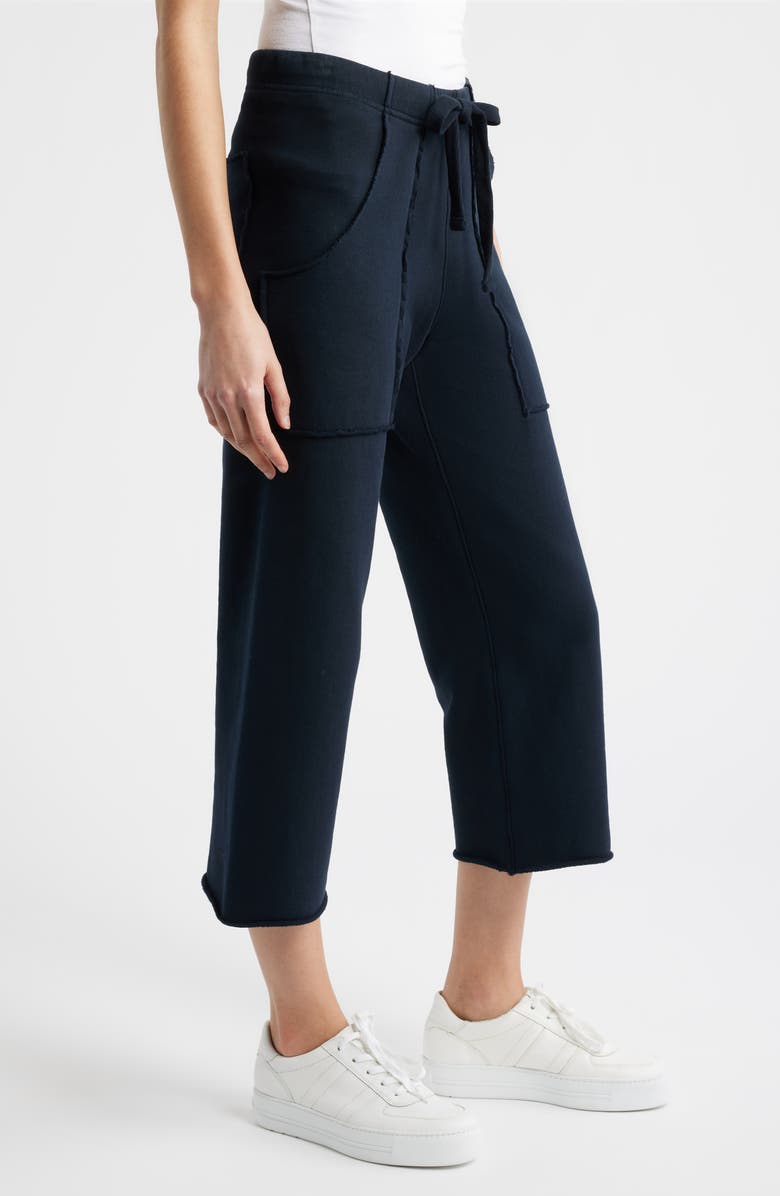 Frank & Eileen Penny Patch Pocket Crop Sweatpants, Alternate, color, British Royal Navy