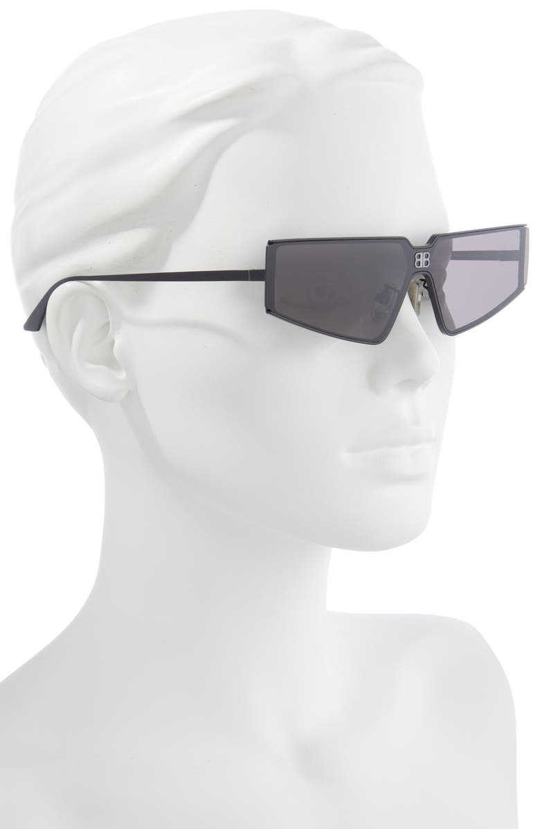 Balenciaga Rectangular Sunglasses, Alternate, color,
