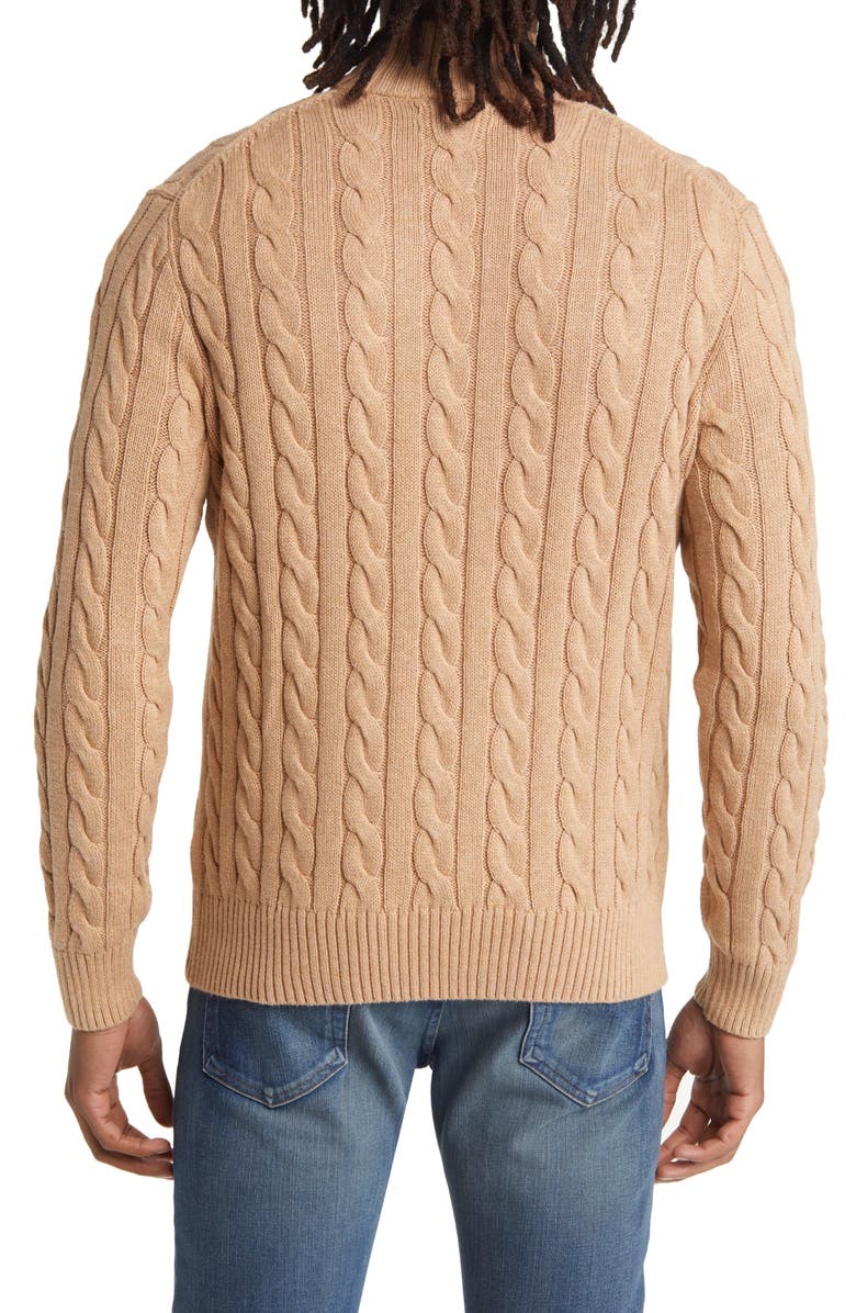 Polo Ralph Lauren Cotton Cable Knit Sweater, Alternate, color,
