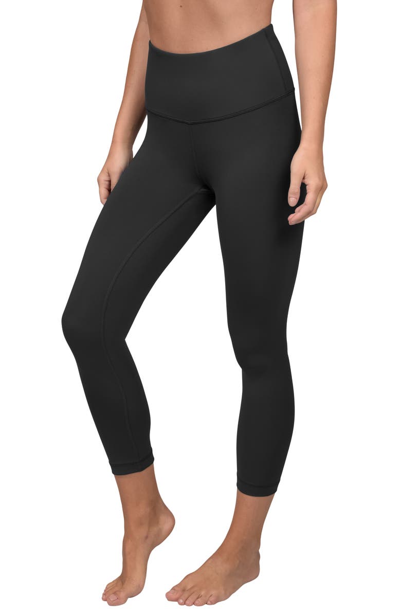 90 DEGREE BY REFLEX Missy Interlink High Waist Capri Leggings, Main, color, 