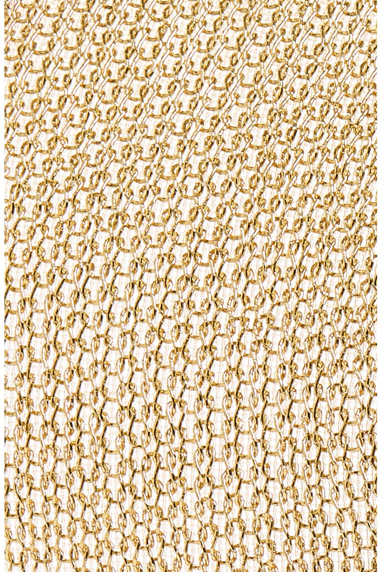 Wide Metallic Mesh Headband, Alternate, color, GOLD