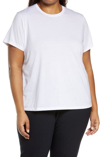 Vince Essential Pima Cotton T-shirt In Optic White