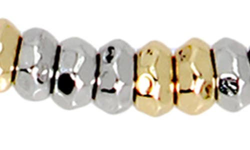 Allsaints Beaded Collar Necklace In Two Tone