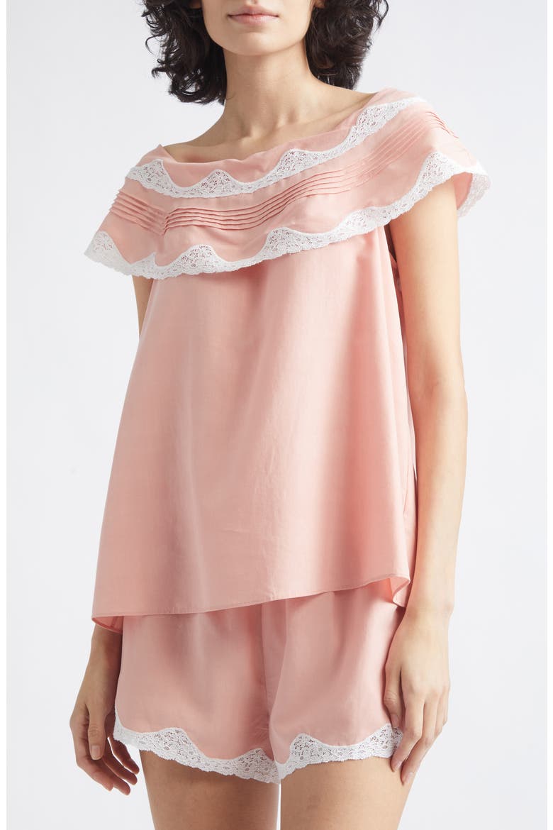 Tabitha Off the Shoulder Top, Alternate, color, BLOSSOM