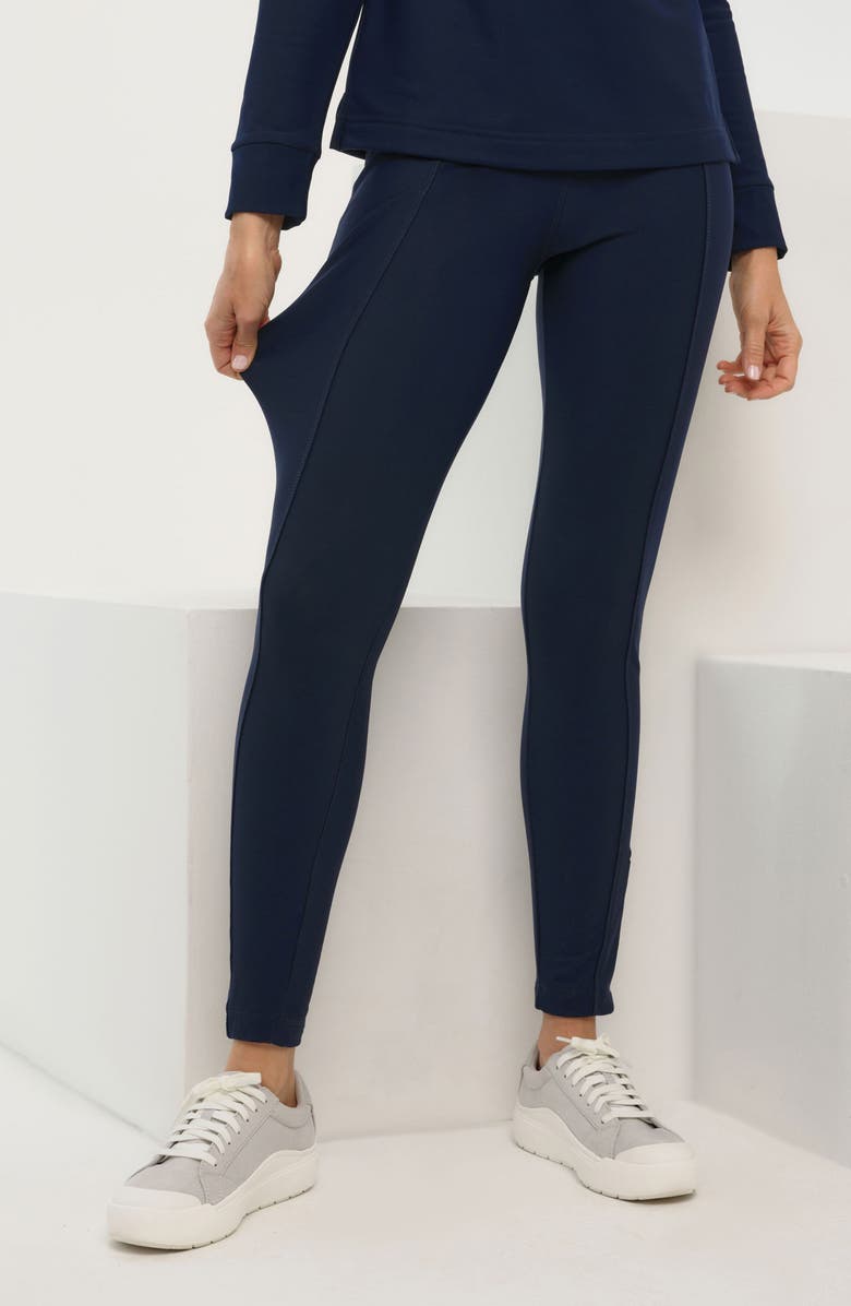 Anatomie Aida Cozy Fleece Lined Legging, Alternate, color, Black