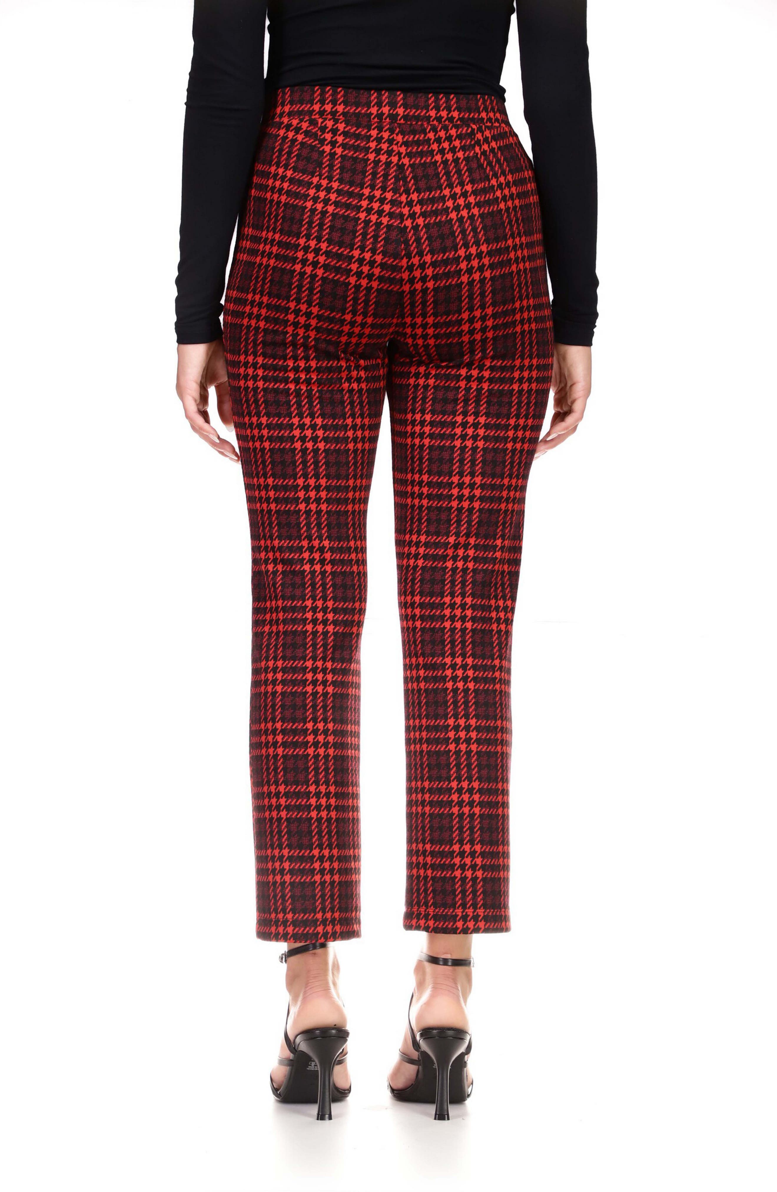 Sanctuary Carnaby Plaid Kick Crop Pants (Women) | Nordstromrack