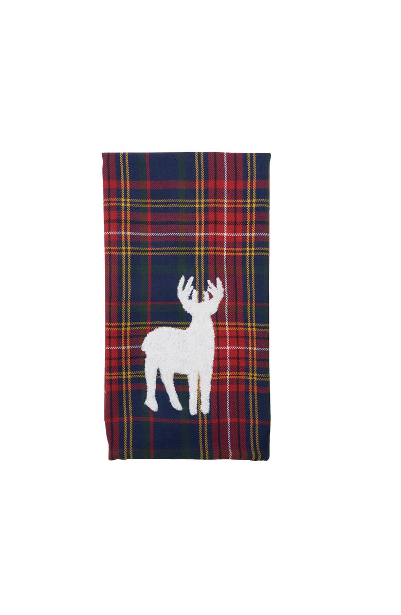 C&F Home Blue Lennox Deer Towel, Alternate, color, Red