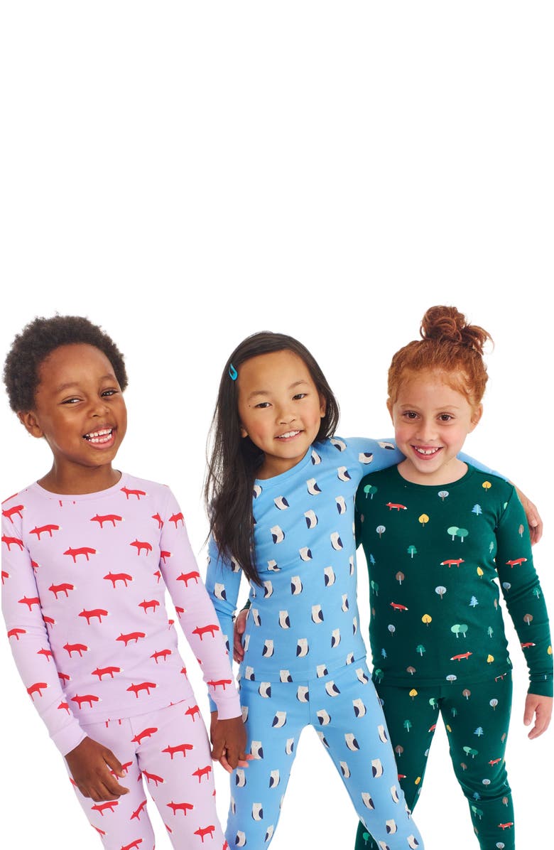 Primary Kids Organic Long Sleeve Pj Top, Alternate, color, 