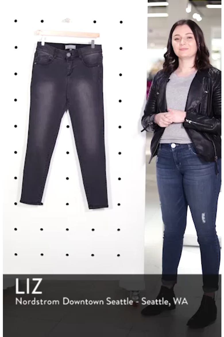 Ab-Solution Stretch Ankle Skinny Jeans (Nordstrom Exclusive) video