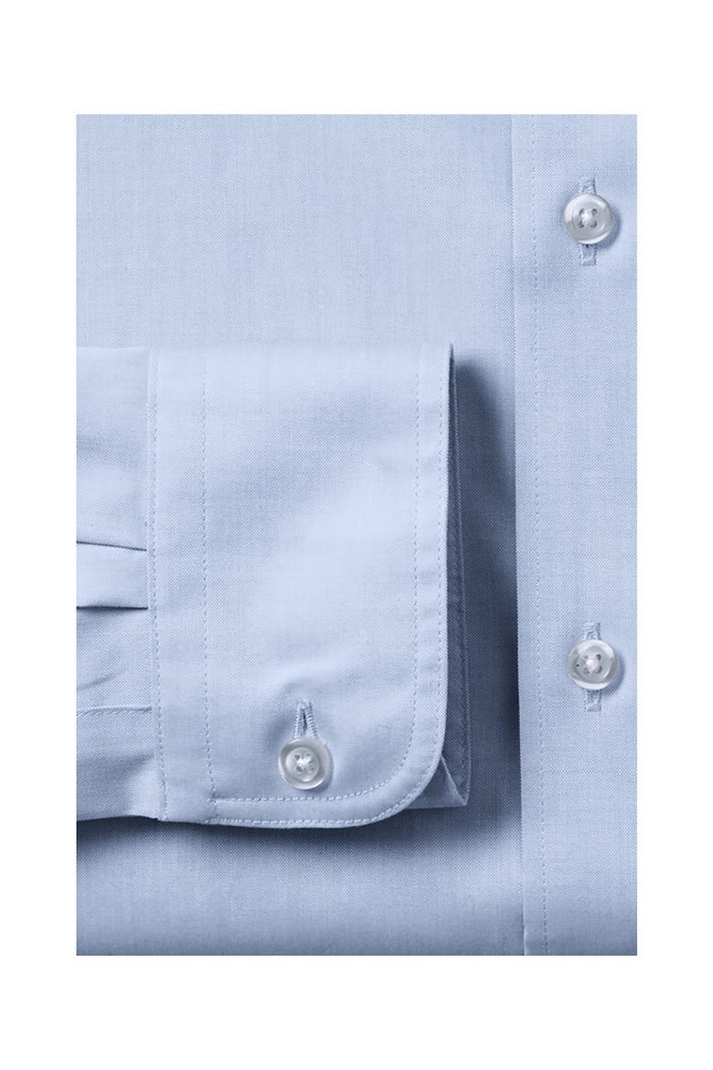 School Uniform Boys Long Sleeve No Iron Pinpoint Dress Shirt, Alternate, color, Blue