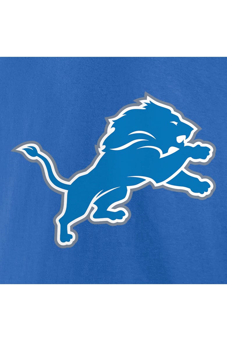 Men's Fanatics Branded Aidan Hutchinson Blue Detroit Lions Player Icon Name & Number T-Shirt, Alternate, color, Blue