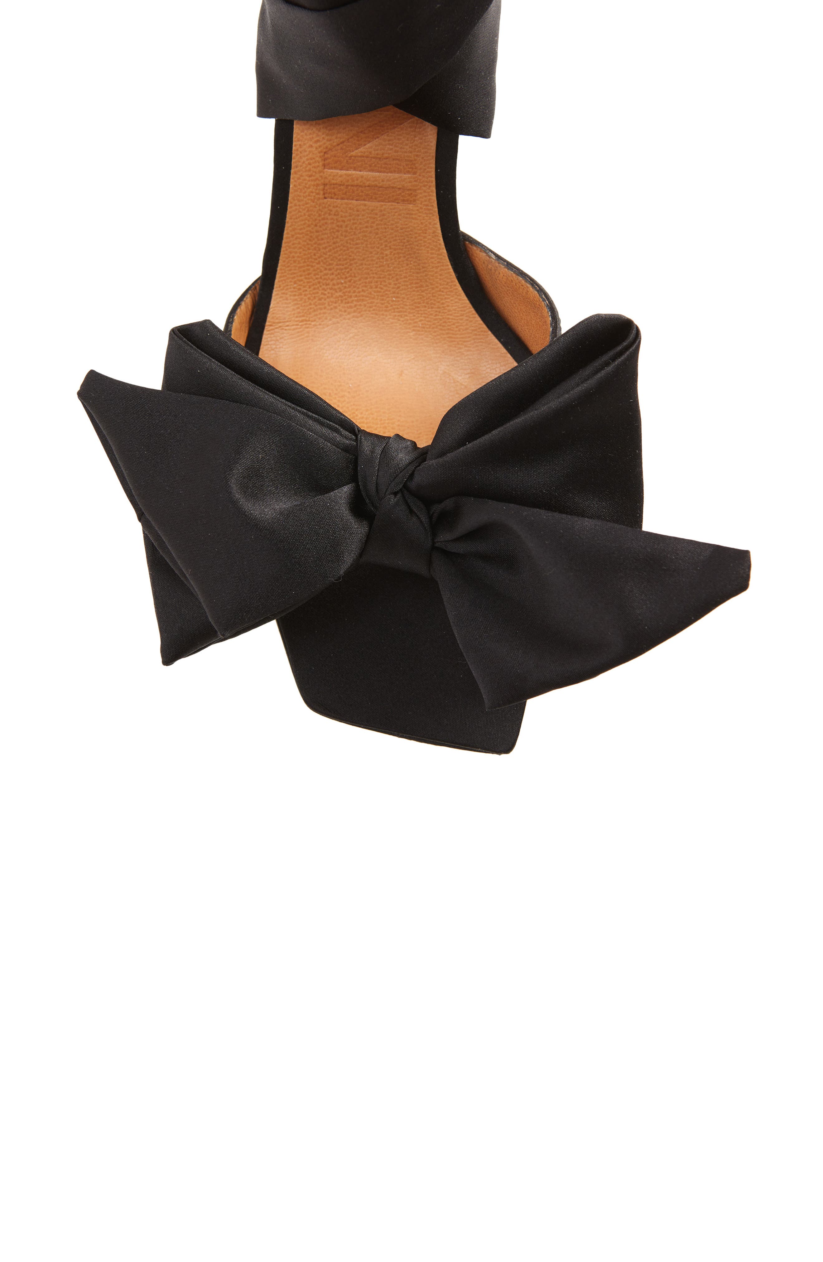 Ganni Bow Sandal, Alternate, color, 