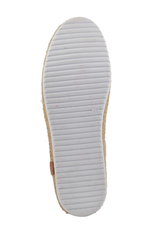 Spring Step Eloya Espadrille Sneaker In Silver Metallic