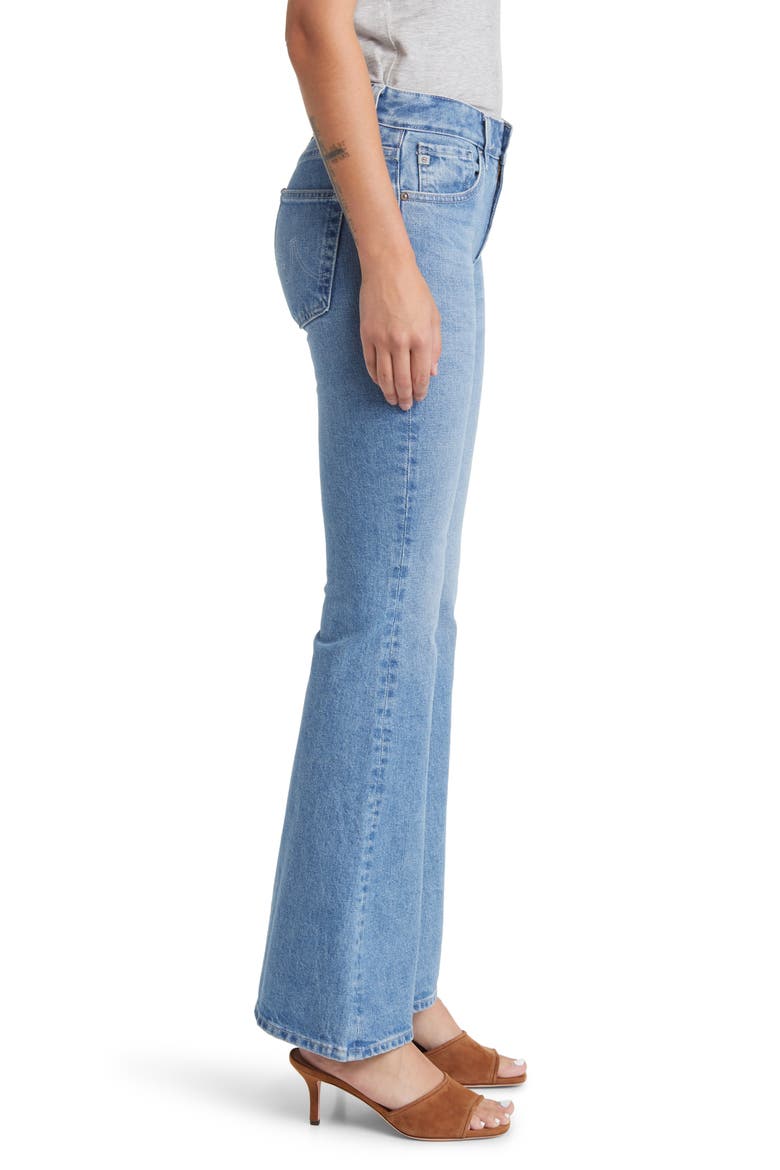 Angeline Mid Rise Flare Jeans, Alternate, color, UPPER WEST