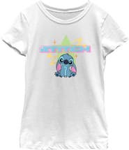 Lilo & Stitch Girl's Lilo & Stitch Futuristic Star Alien Graphic T-Shirt