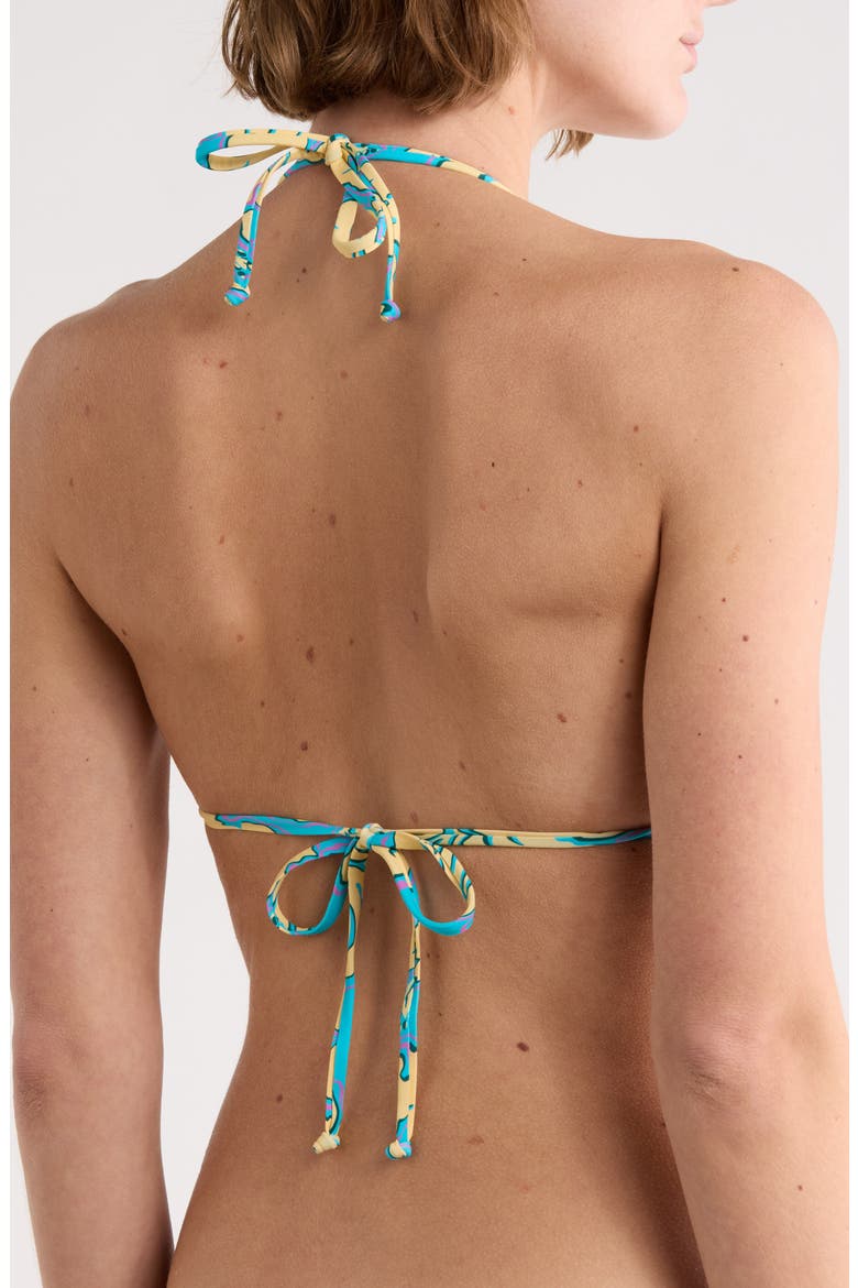 Tropical Shift Strappy Underwire Bikini Top, Alternate, color, ALTITUDE