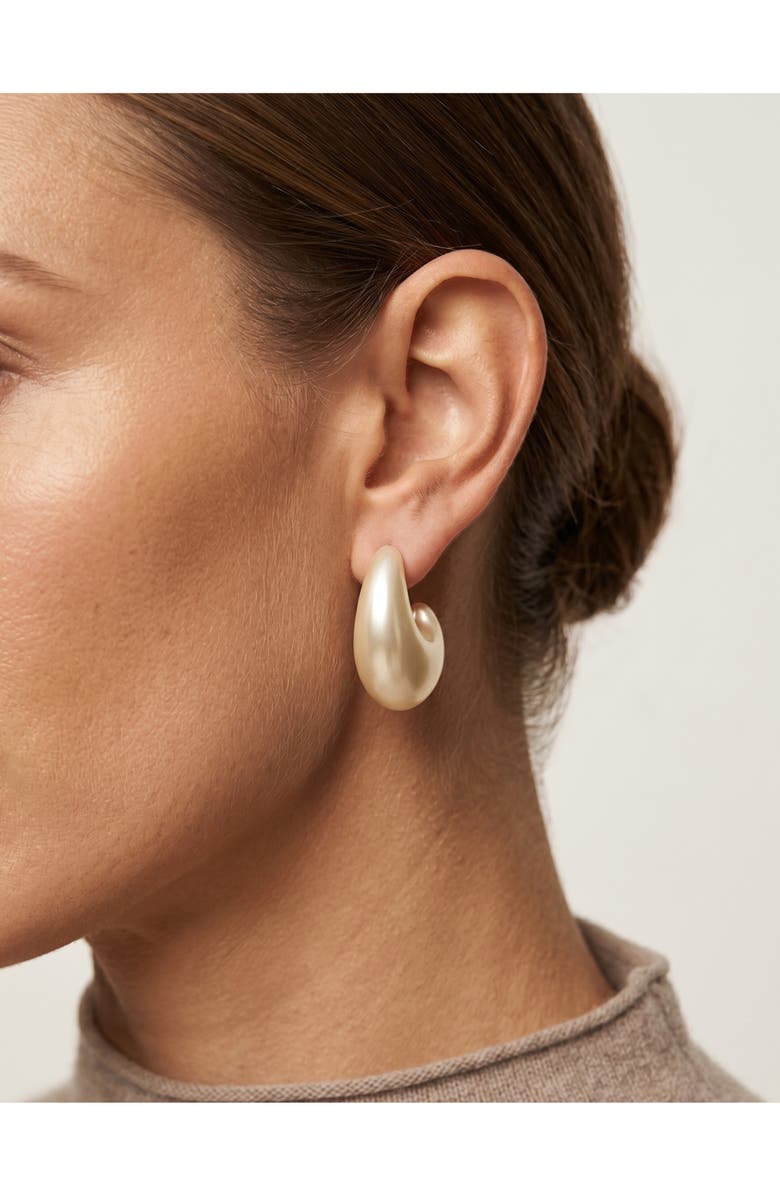 MacRae & Co. Mini Teardrop Hoop Earrings, Alternate, color,