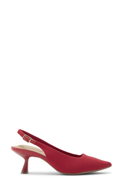 Me Too Zani Kitten Heel Slingback Pump In Red