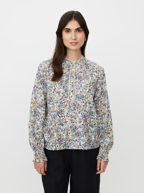 MaDionelle Floral Print Blouse