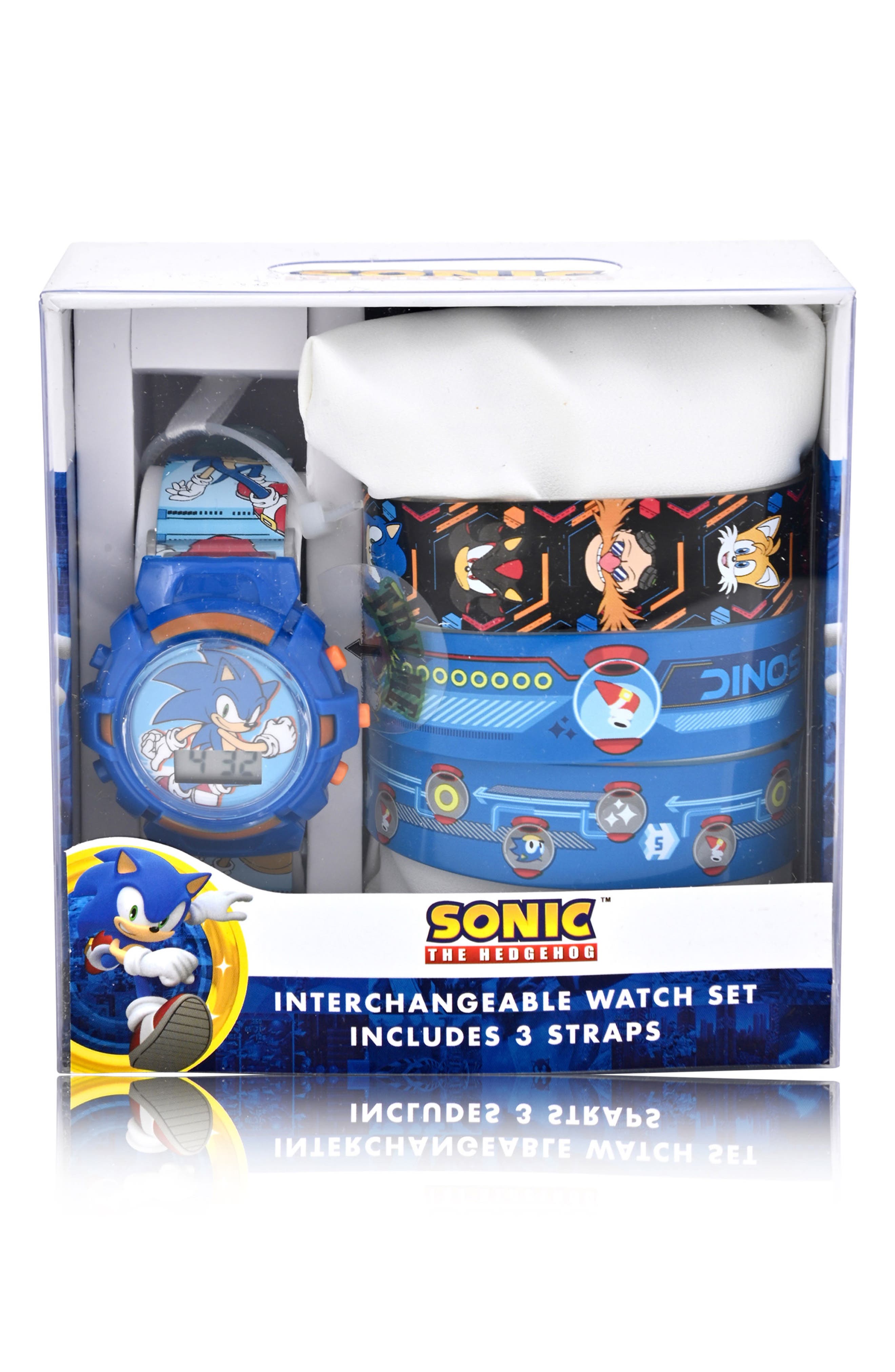Accutime Kids' Sonic™ the Hedgehog Digital Watch with Interchangeable ...