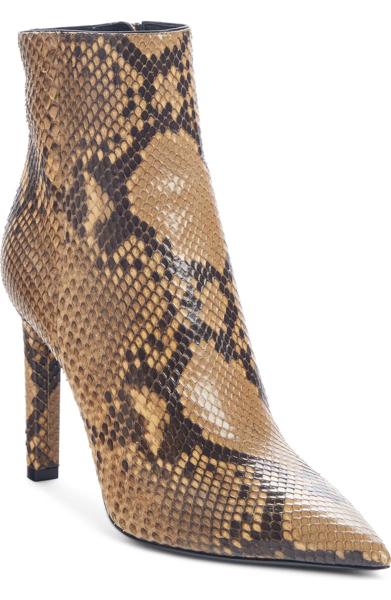 Saint Laurent Kate Genuine Python Bootie, Main, color,