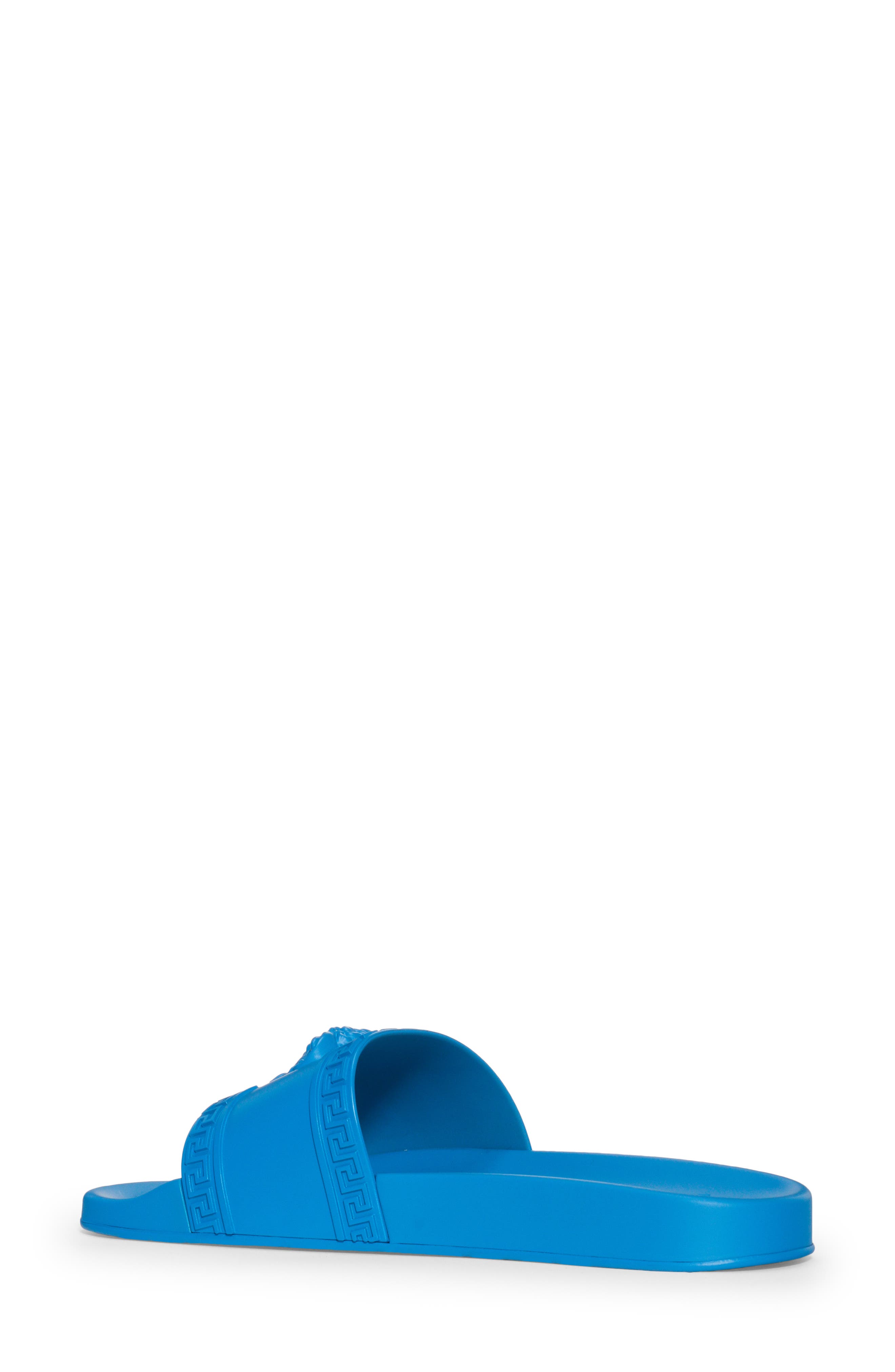 Palazzo Medusa Slide Sandal, Alternate, color, TEAL