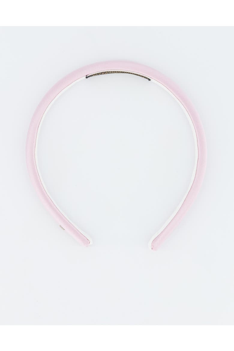 Douceur Silk Satin Headband, Alternate, color, Pink