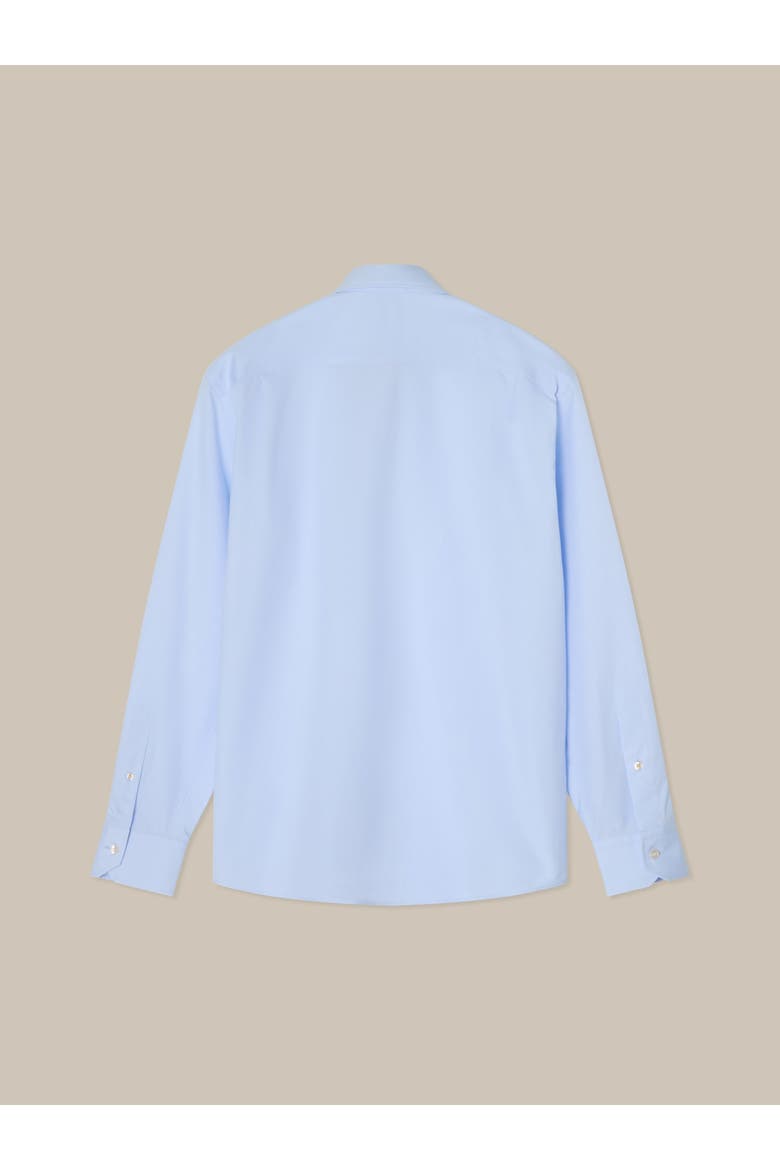 Reynolds Light Weight Poplin Contemporary Fit Shirt, Alternate, color, Light Blue