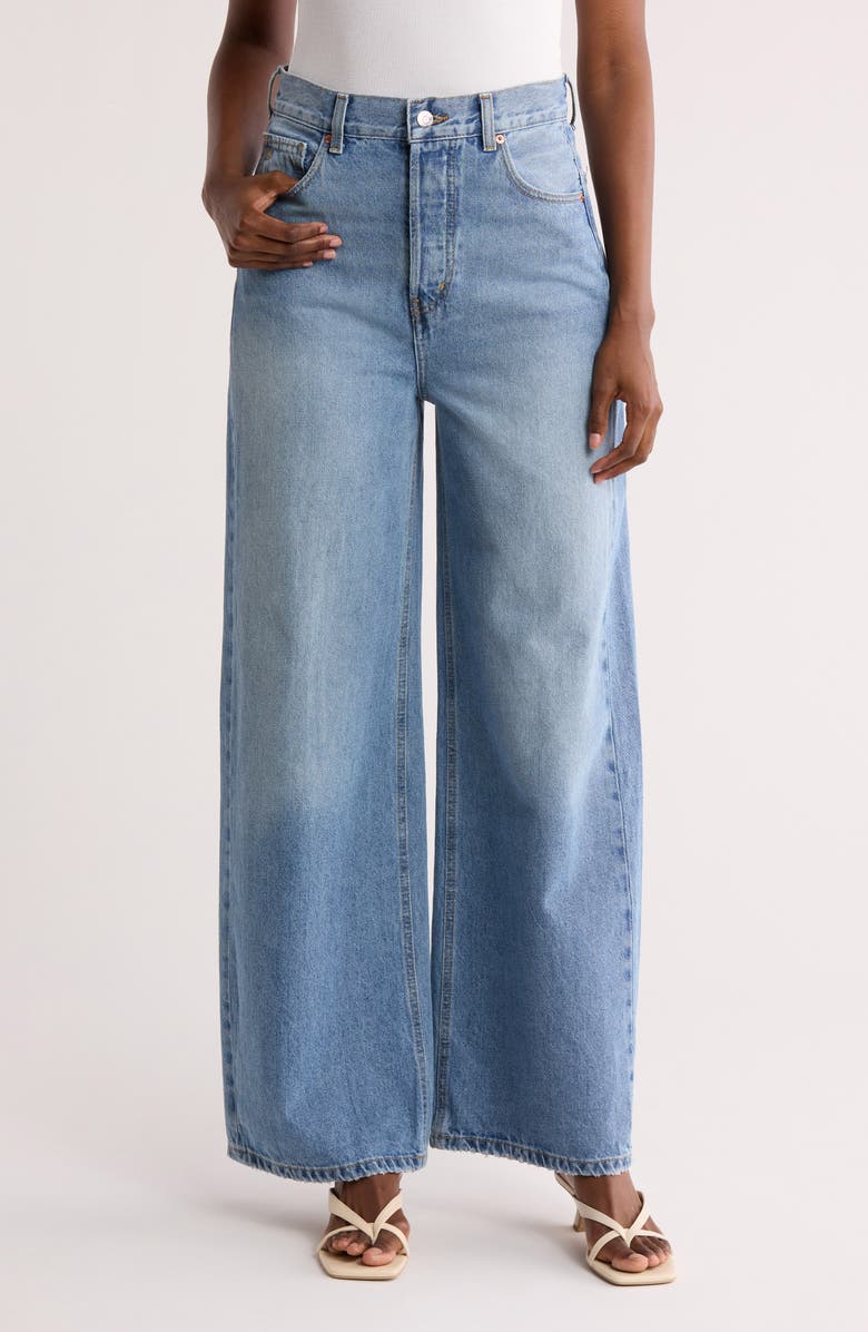 ÉTICA Marley Ultra High Waist Barrel Jeans, Main, color, 