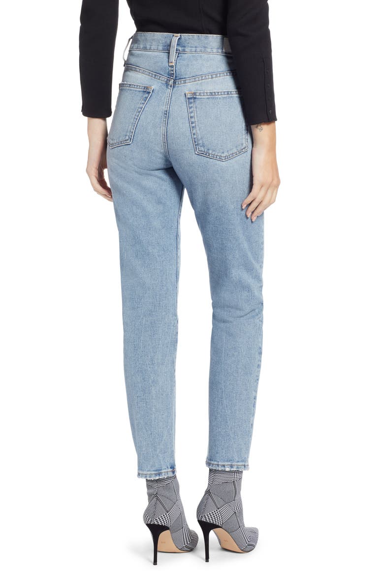 Ankle Cigarette Jeans (Nordstrom Exclusive), Alternate, color, INDIGO LIGHT VINTAGE