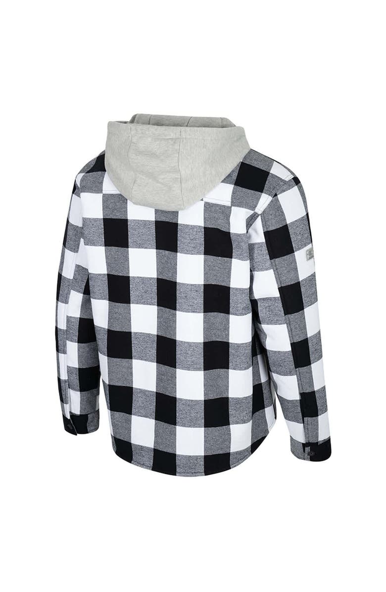 COLOSSEUM Men's Colosseum Black/White Pitt Panthers Buffalo Plaid Full-Zip Jacket, Alternate, color, Black