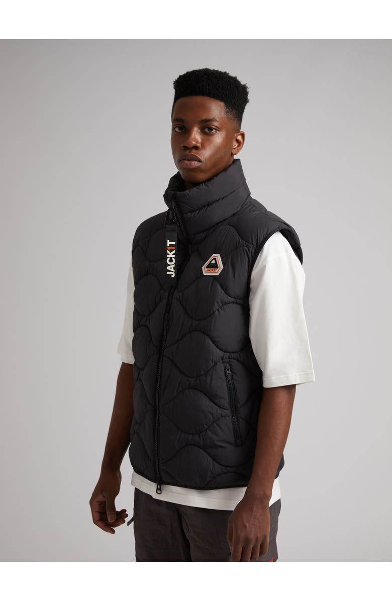 JACK1T Orb1T High Neck Gilet, Alternate, color, Black