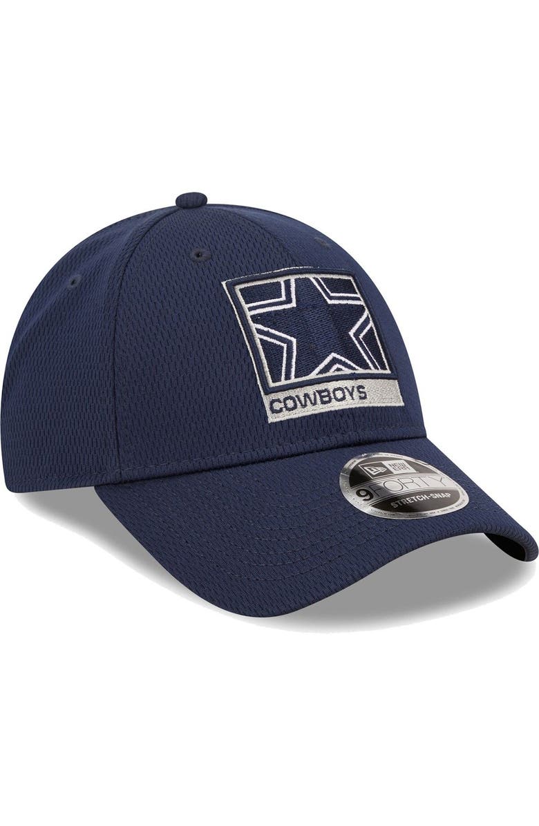 New Era Men's New Era Navy Dallas Cowboys Framed AF 9FORTY Snapback Hat, Alternate, color, 