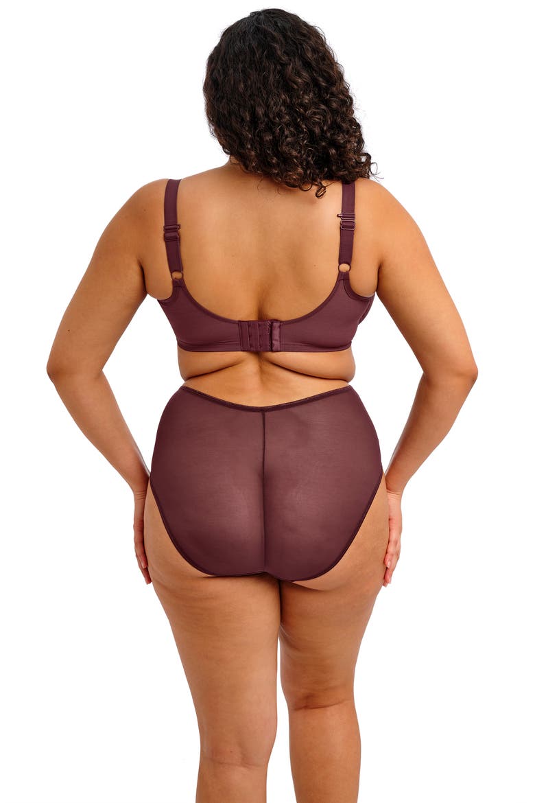 Matilda Full Figure Underwire Plunge Bra, Alternate, color, SUGARPLUM