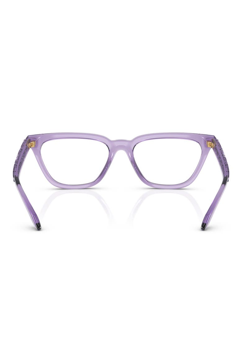 53mm Cat Eye Optical Glasses, Alternate, color, LILAC