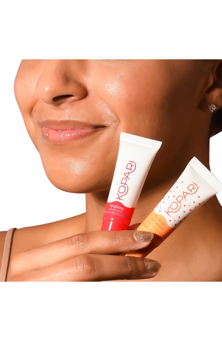 Kopari Full Size Gift of Gloss Lip Glossy Set USD $26 Value, Alternate, color, 