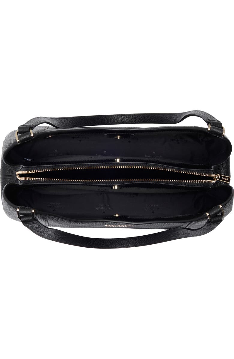 Kate Spade New York lena triple compartment shoulder bag, Alternate, color, Black
