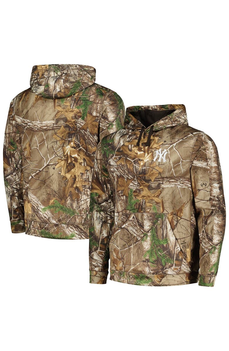 DUNBROOKE Men's Dunbrooke Camo New York Yankees Champion Realtree Pullover Hoodie, Main, color, 
