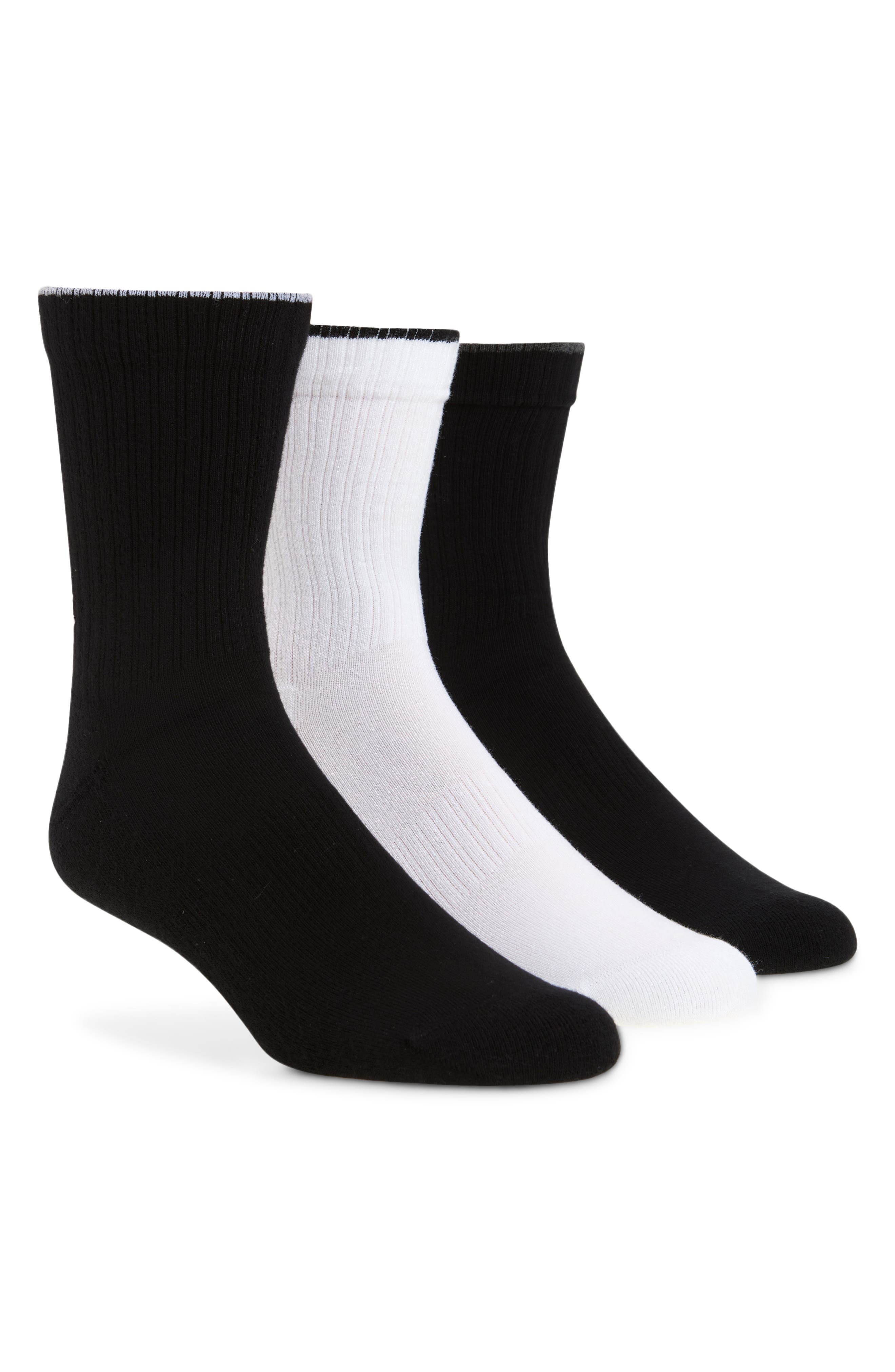 BOSS Assorted 3-Pack Stretch Crew Socks
