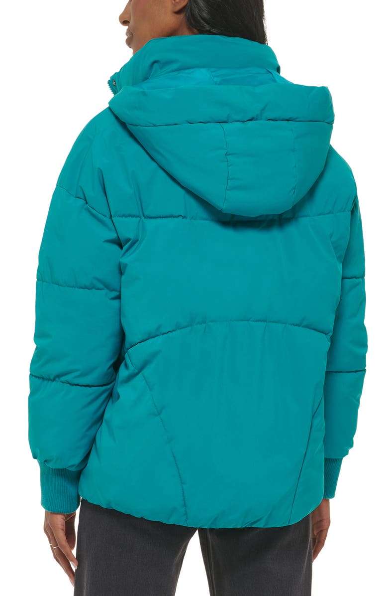 Levi's Quilted Puffer Jacket, Alternate, color, Teal