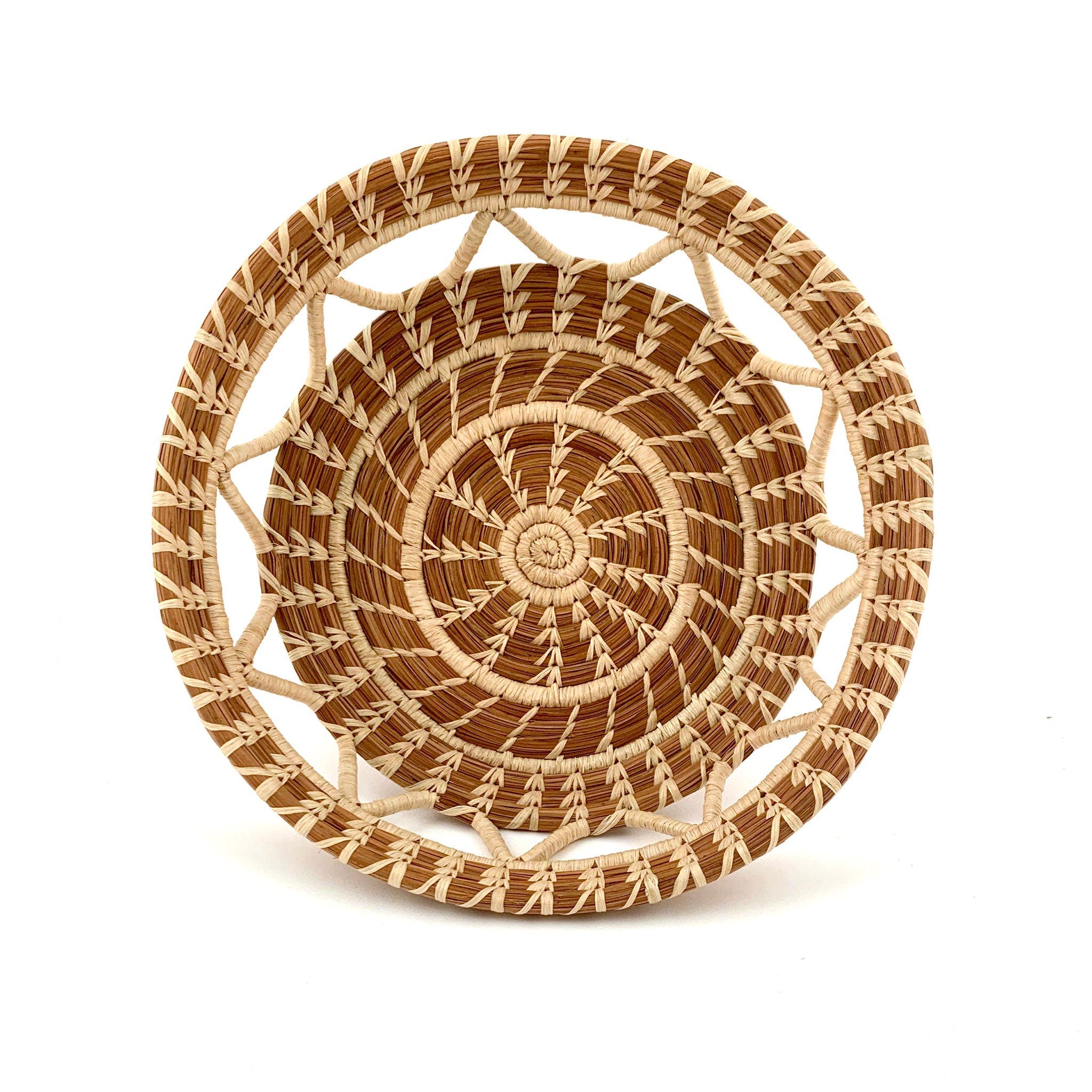 Mayan Hands Elena Basket In Brown